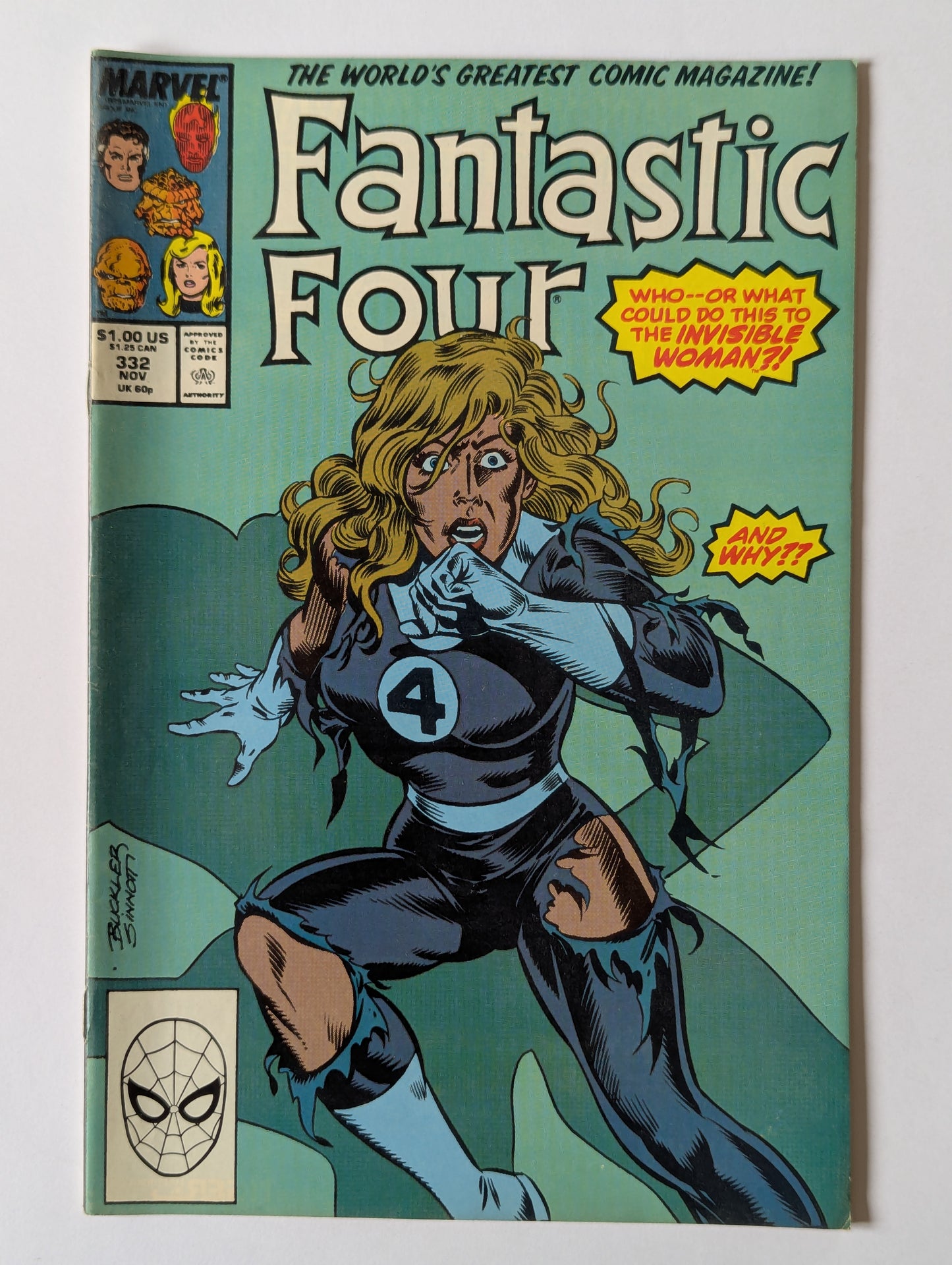 Fantastic Four #332 Marvel Comic Book