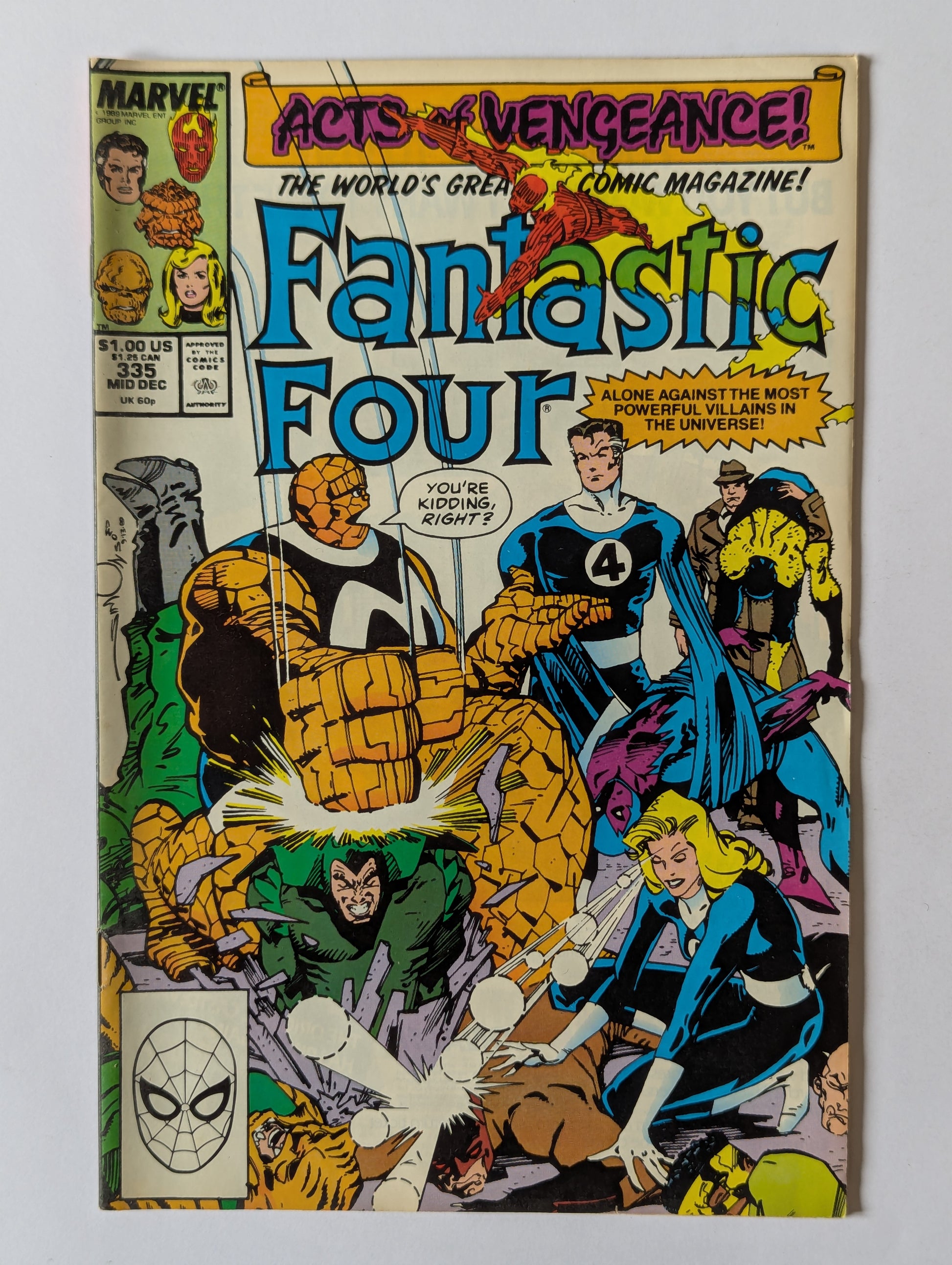 Fantastic Four #335 Marvel Comic Book