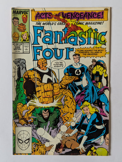 Fantastic Four #335 Marvel Comic Book