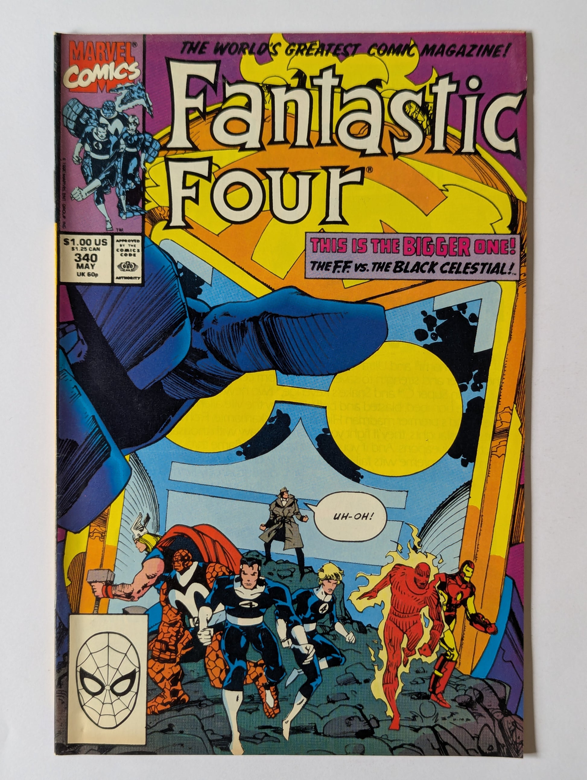Fantastic Four #340 Marvel Comic Book