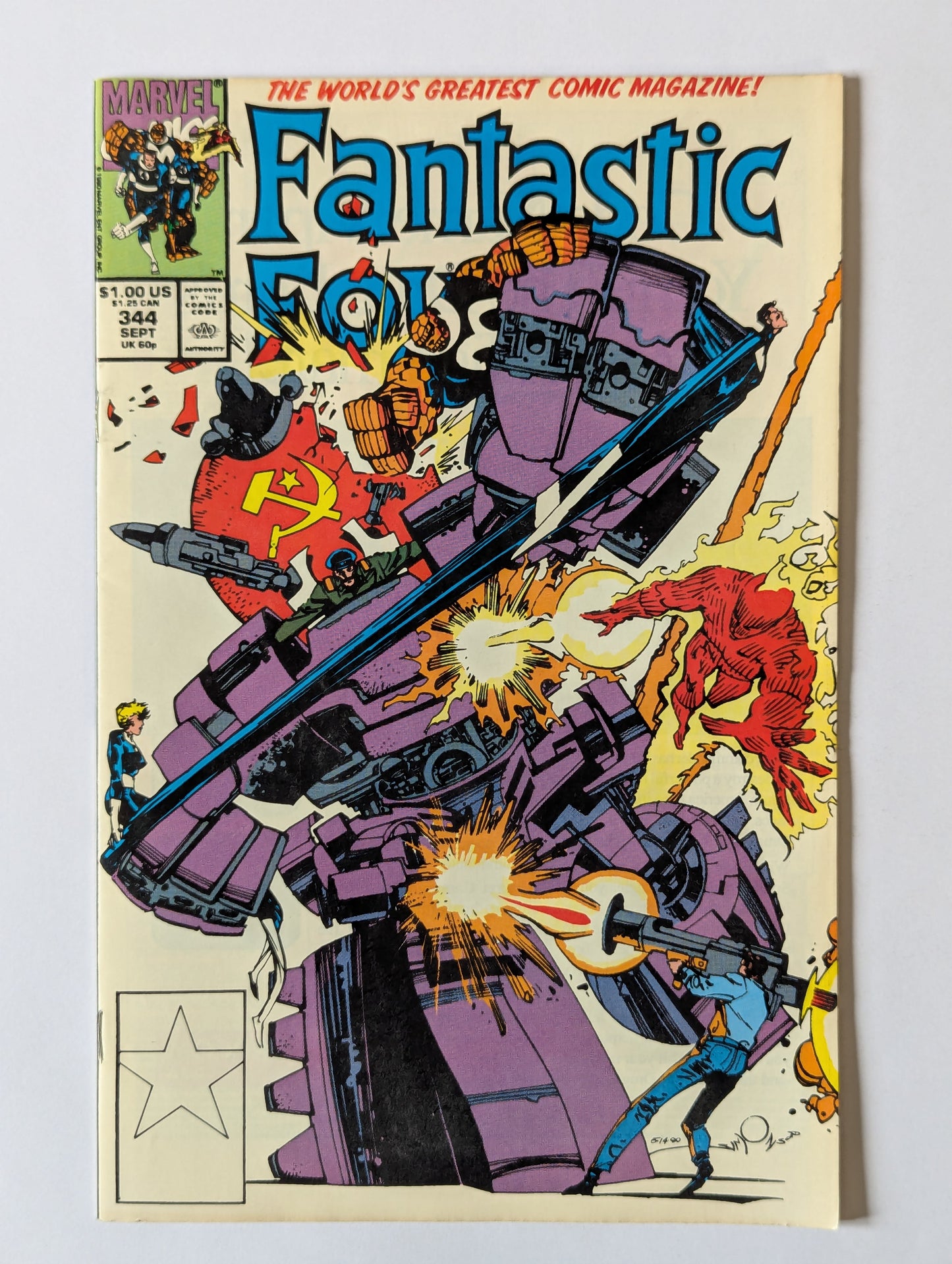 Fantastic Four #344 Marvel Comic Book