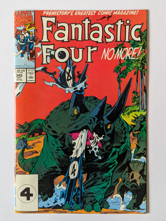 Fantastic Four #345 Marvel Comic Book