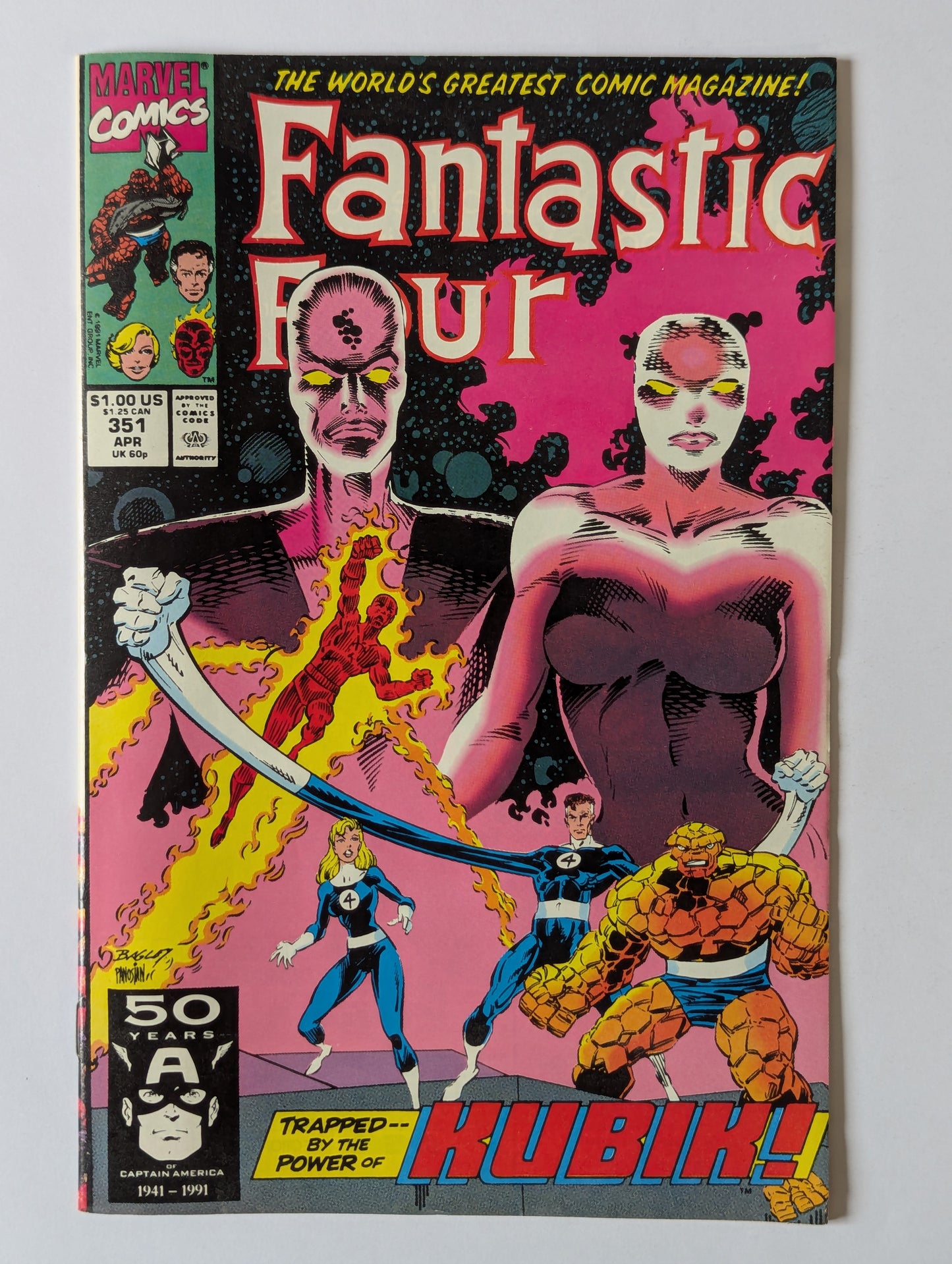 Fantastic Four #351 Marvel Comic Book