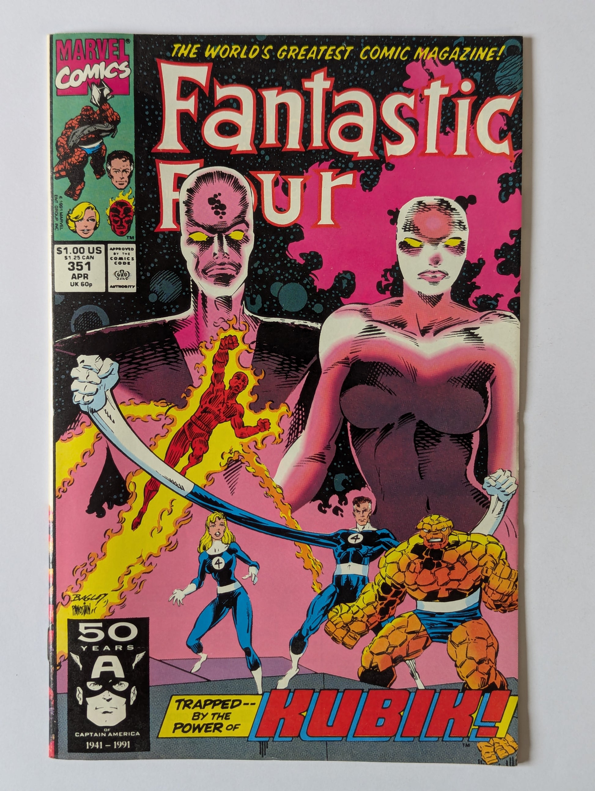 Fantastic Four #351 Marvel Comic Book