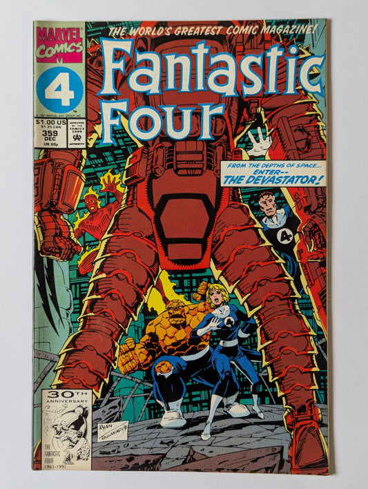 Fantastic Four #359 Marvel Comic Book