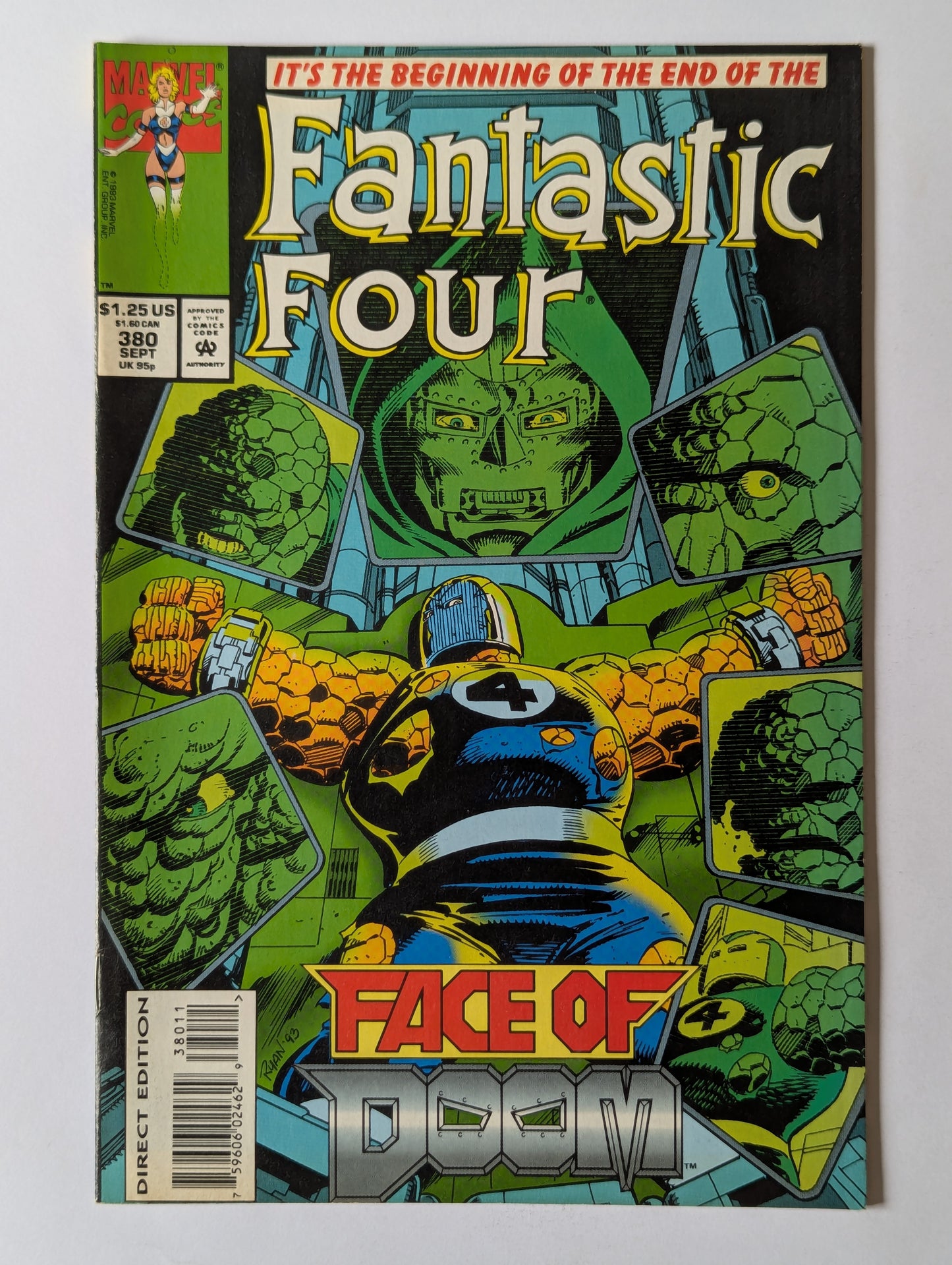 Fantastic Four #380 Marvel Comic Book