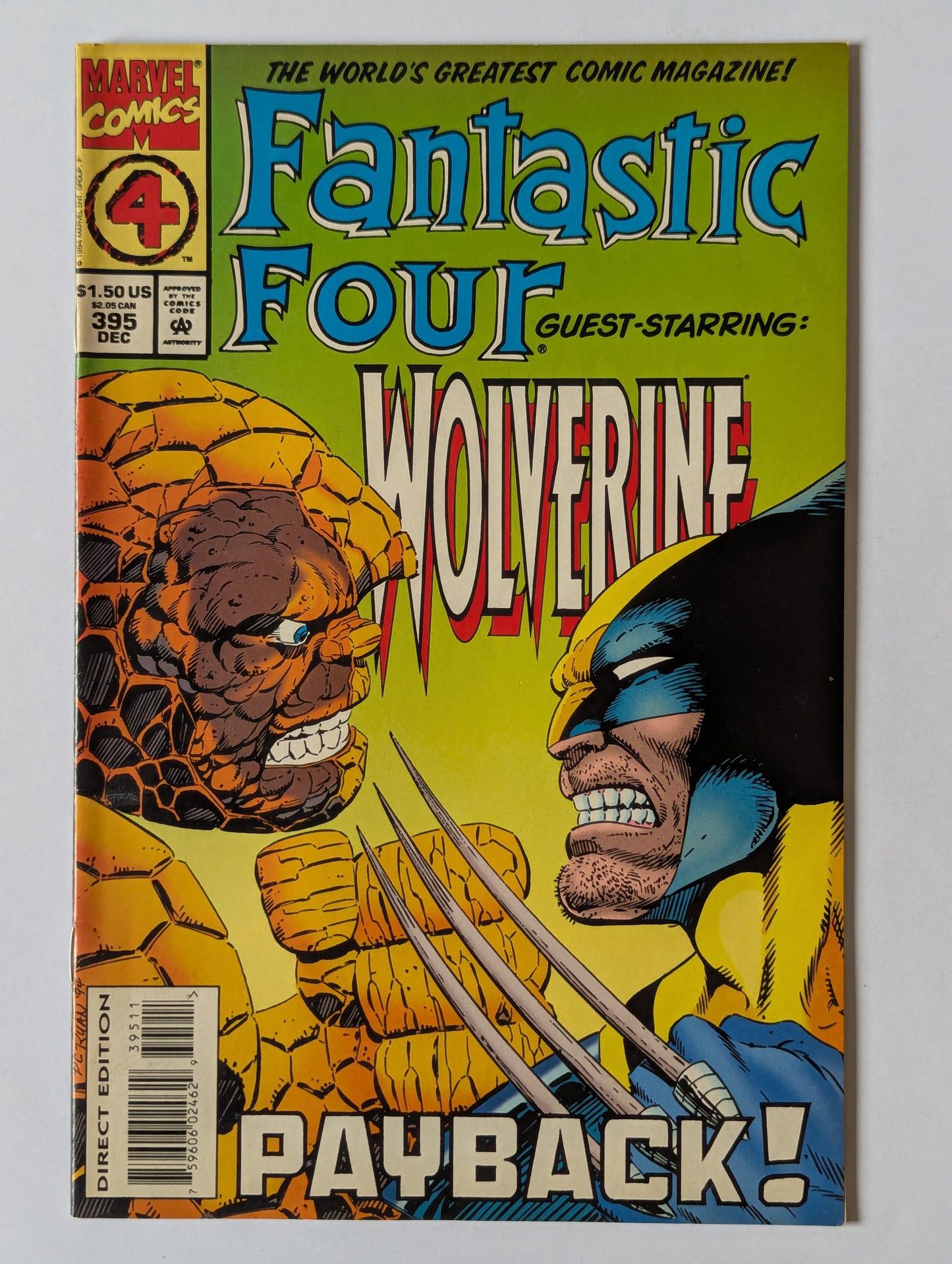 Fantastic Four #395 Marvel Comic Book