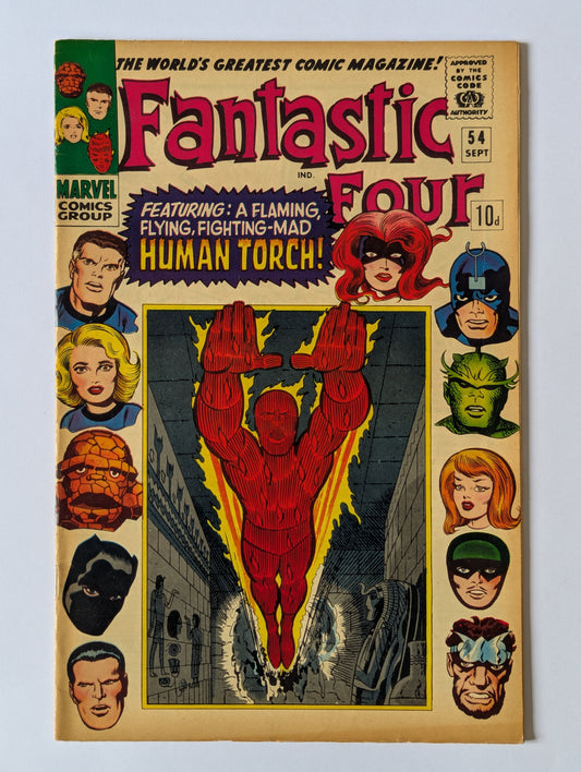 Fantastic Four #54 Marvel Comic Book