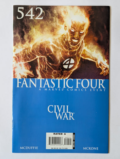 Fantastic Four #542 Marvel Comic Book
