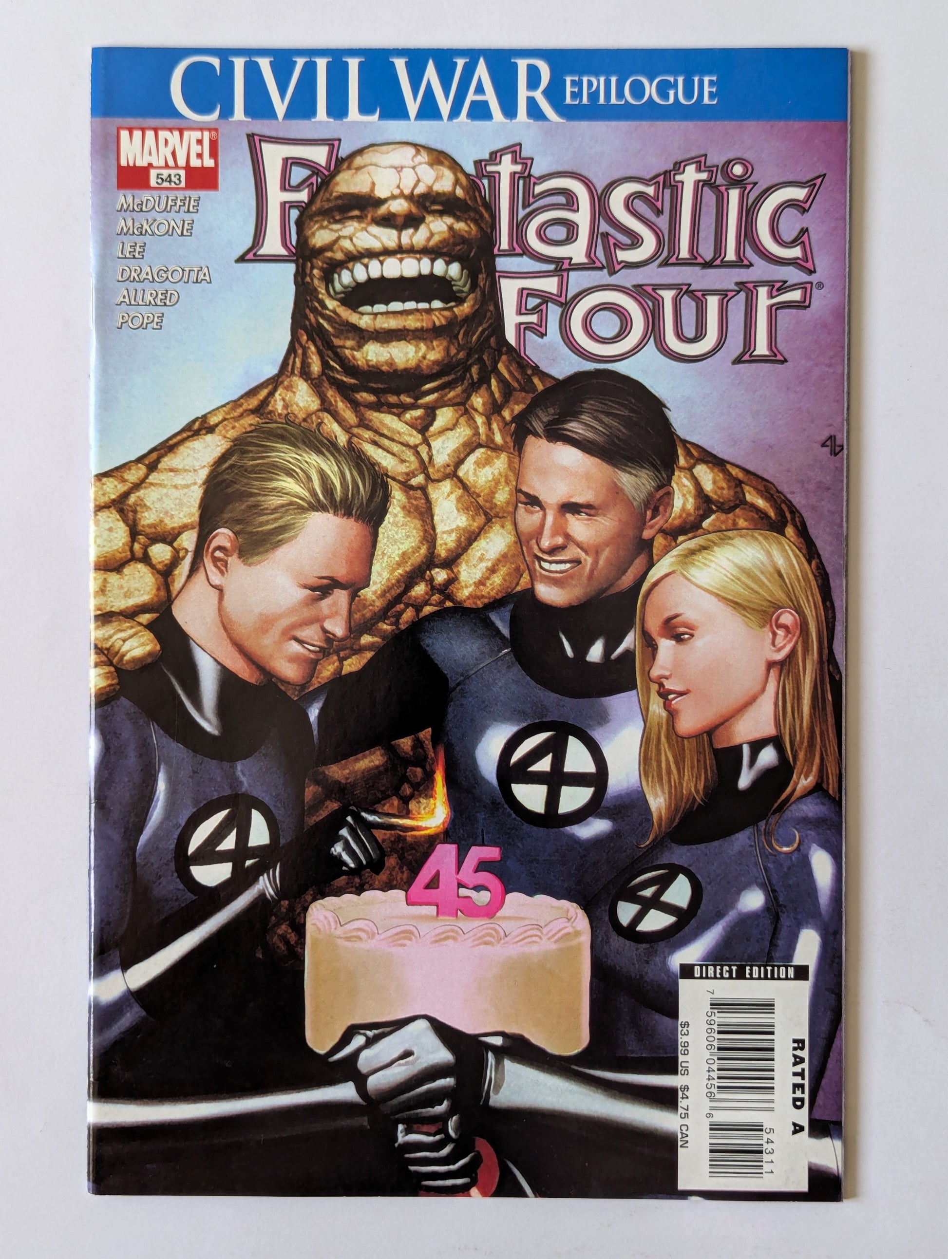 Fantastic Four #543 Marvel Comic Book