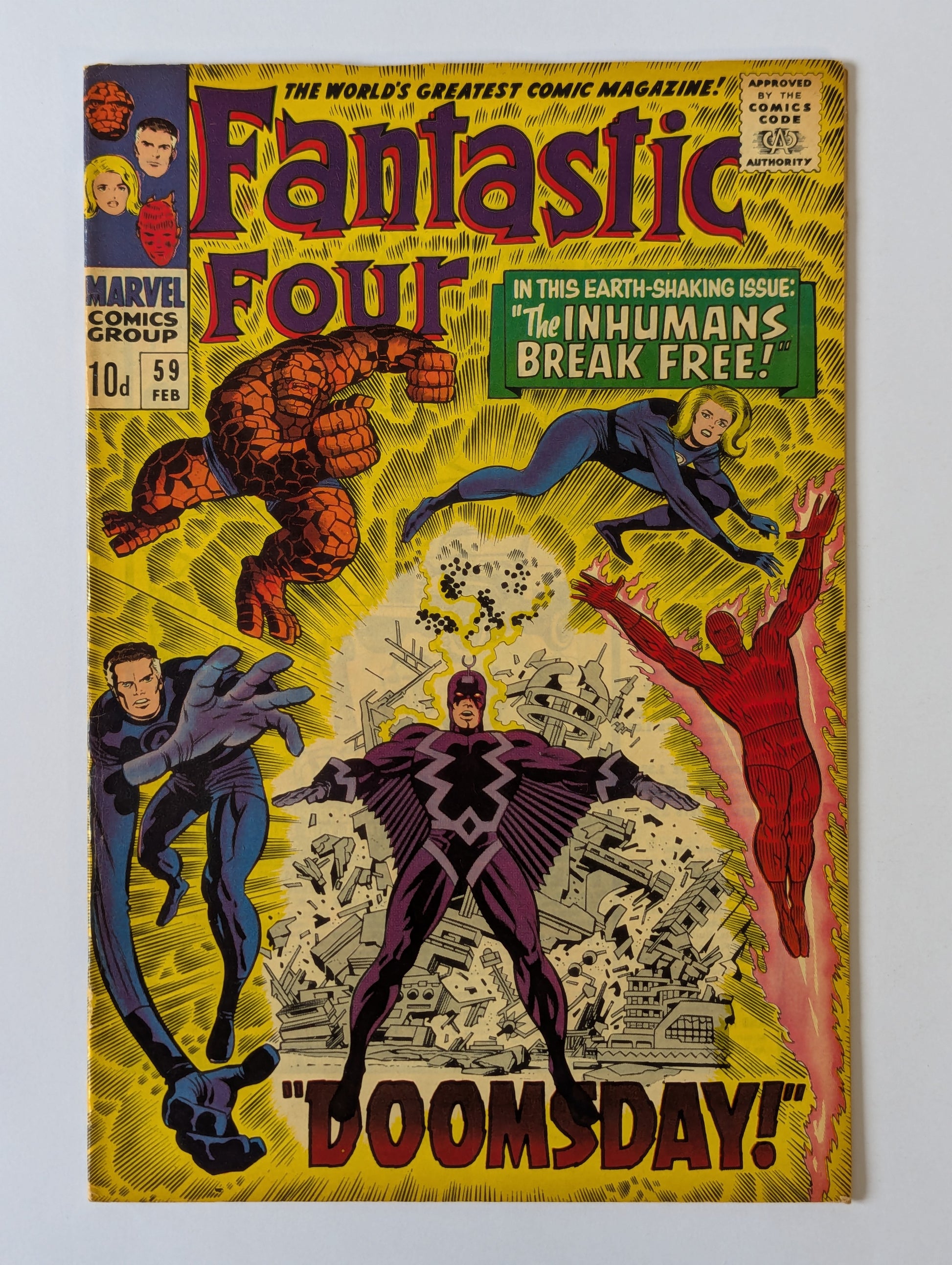 Fantastic Four #59 Marvel Comic Book