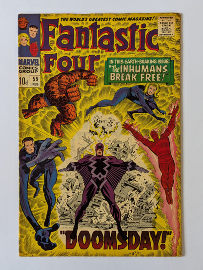 Fantastic Four #59 Marvel Comic Book