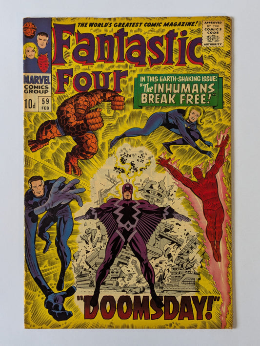 Fantastic Four #59 Marvel Comic Book