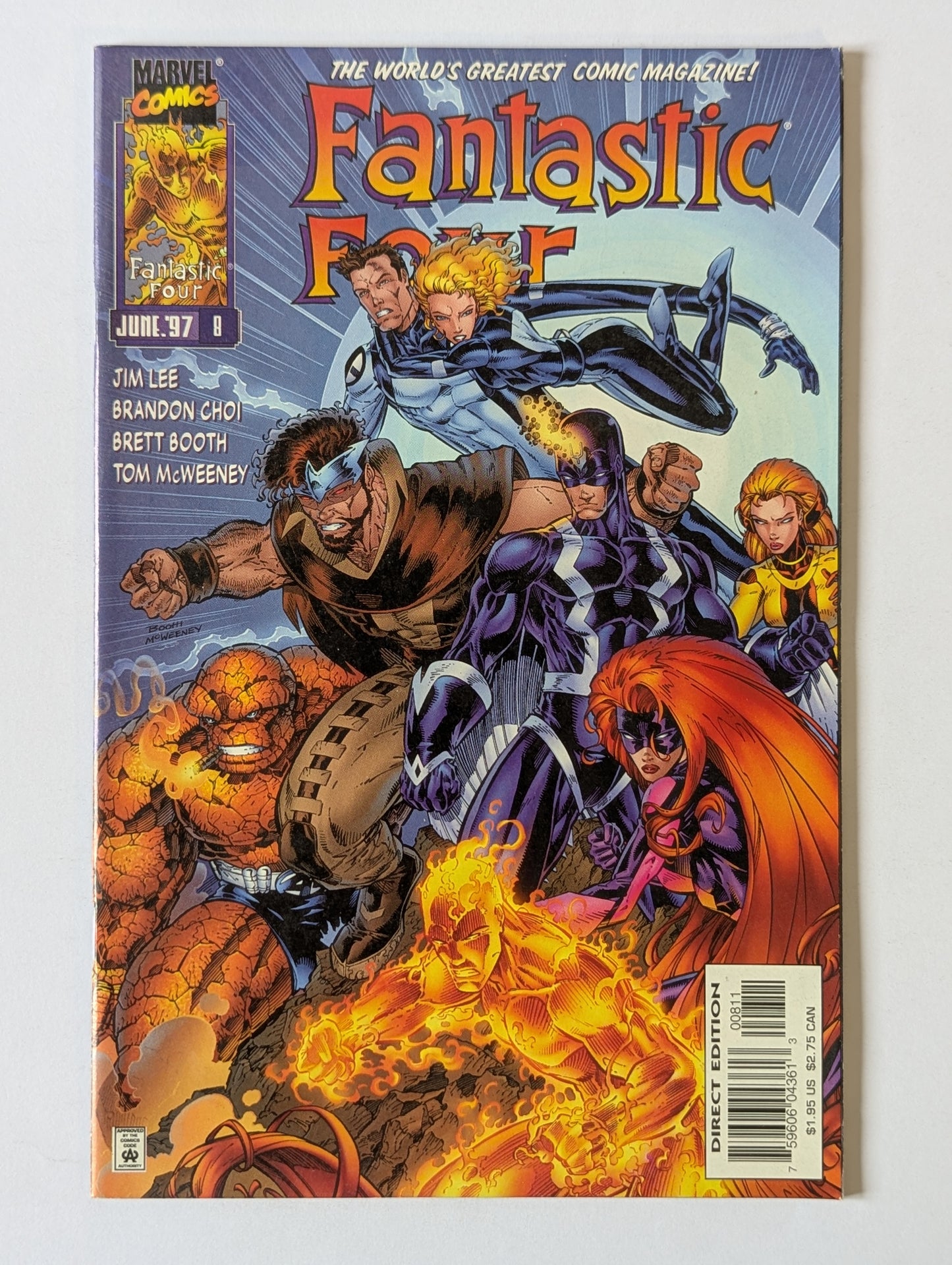 Fantastic Four #8 Marvel Comic Book