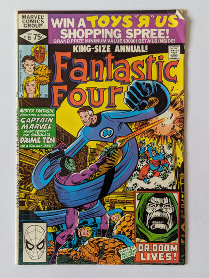 Fantastic Four Annual #15 Marvel Comic Book