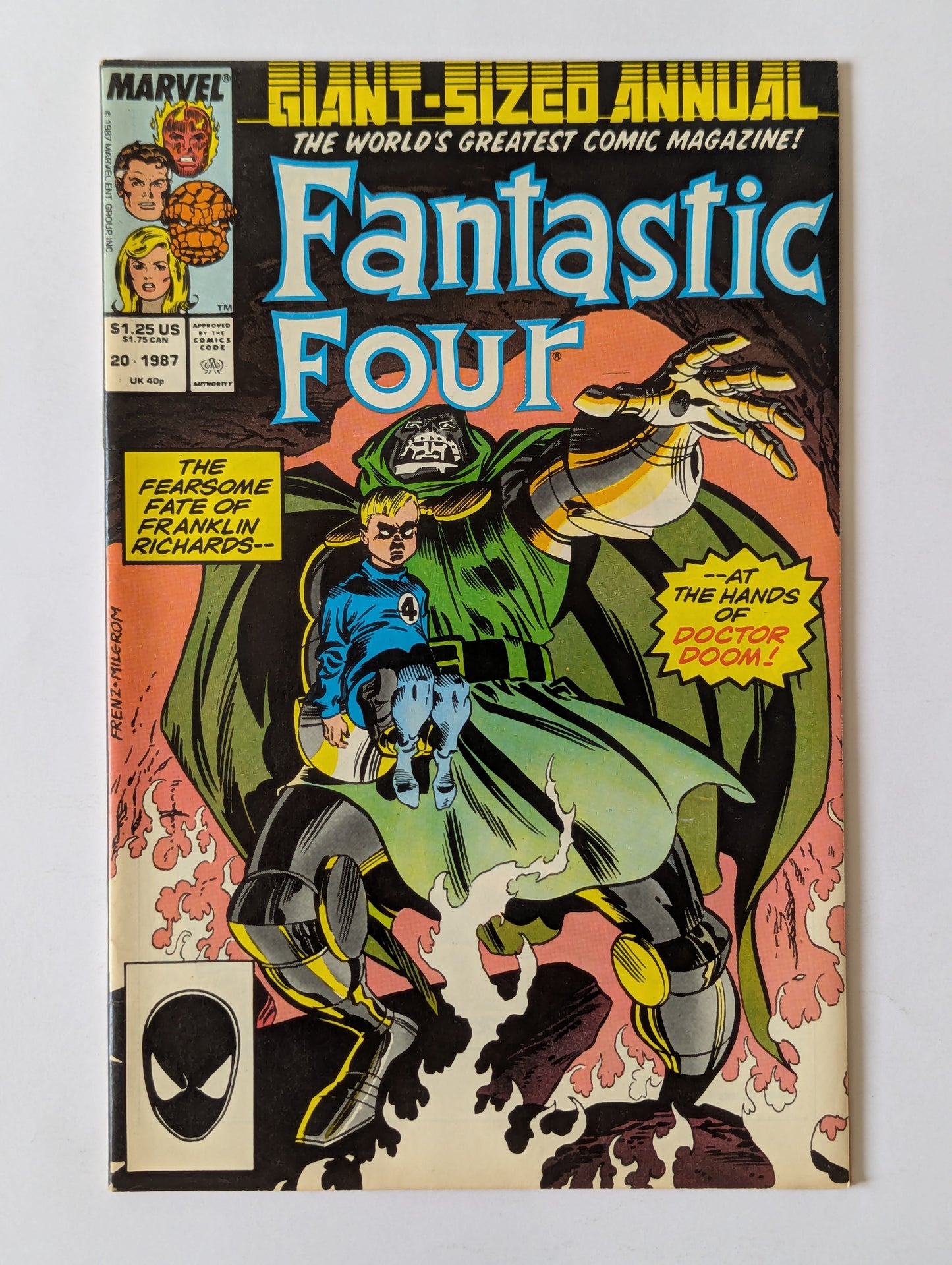 Fantastic Four Annual #20 Marvel Comic Book