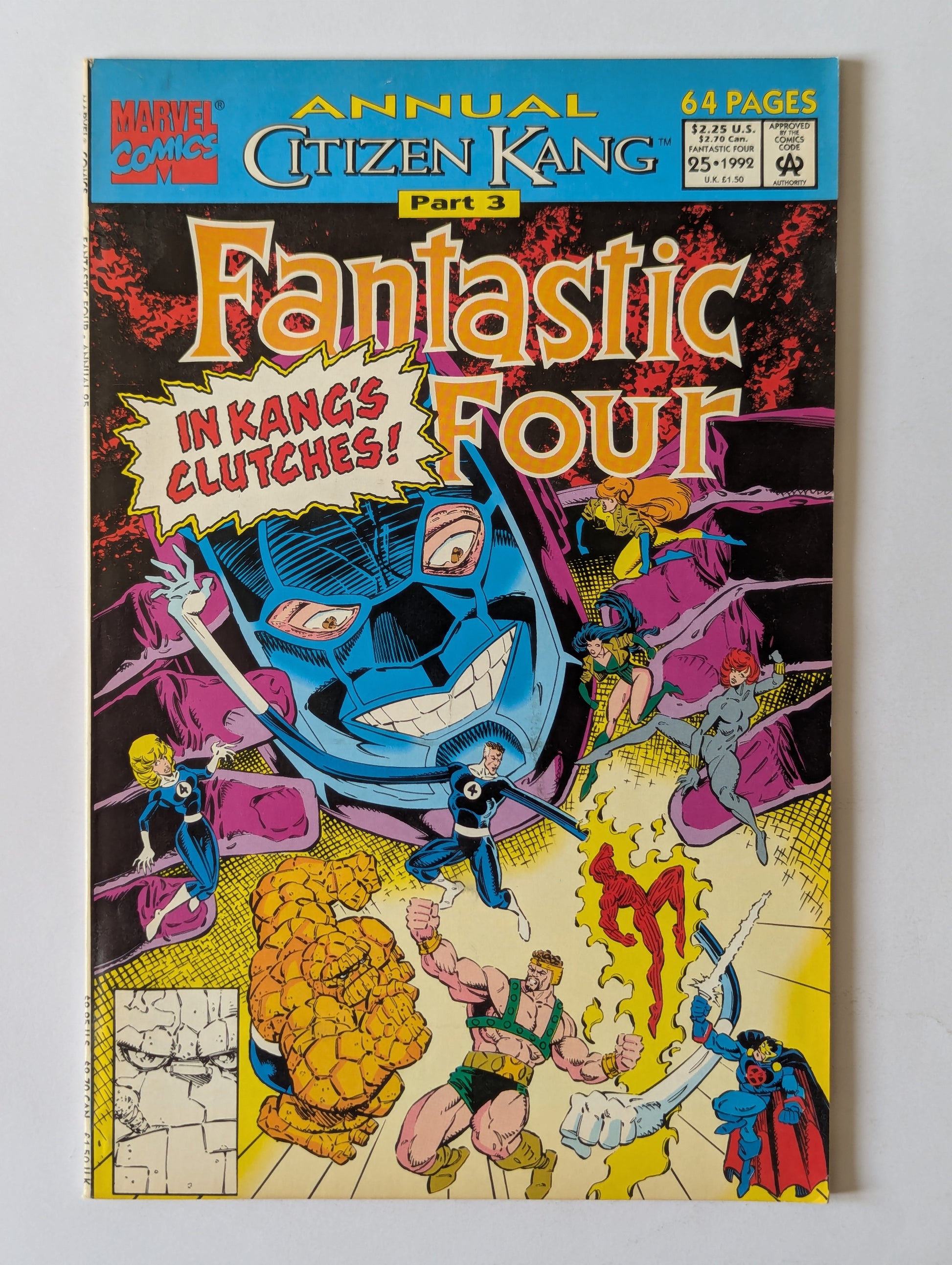 Fantastic Four Annual #25 Marvel Comic Book