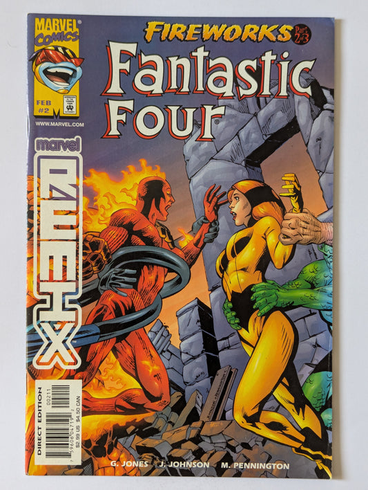 Fantastic Four Fireworks #2 Marvel Comic Book