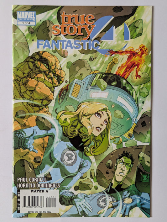True Story Fantastic Four #1 Marvel Comic Book