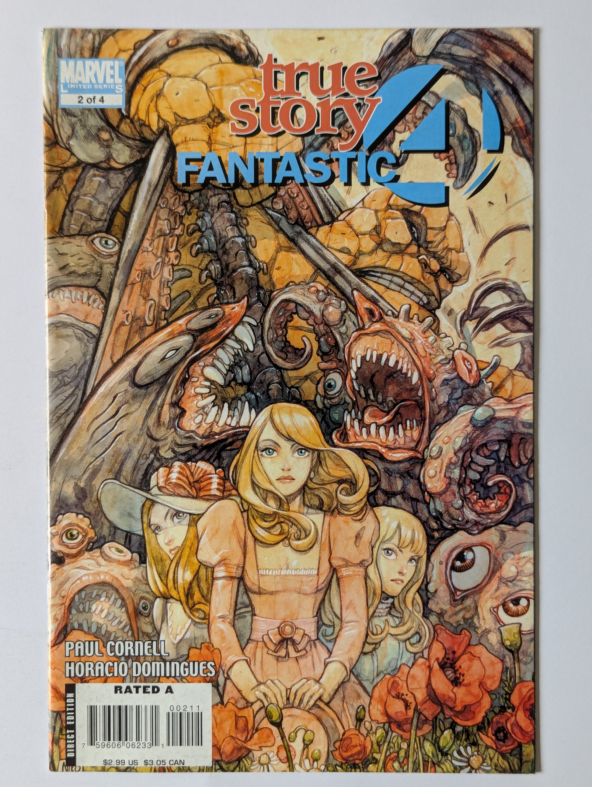 True Story Fantastic Four #2 Marvel Comic Book