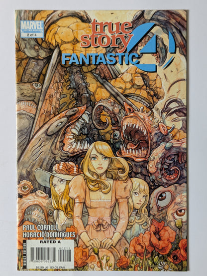 True Story Fantastic Four #2 Marvel Comic Book