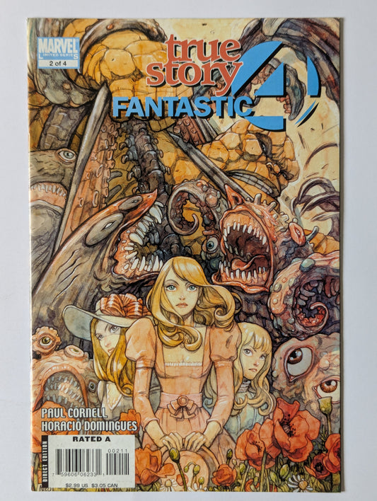 True Story Fantastic Four #2 Marvel Comic Book