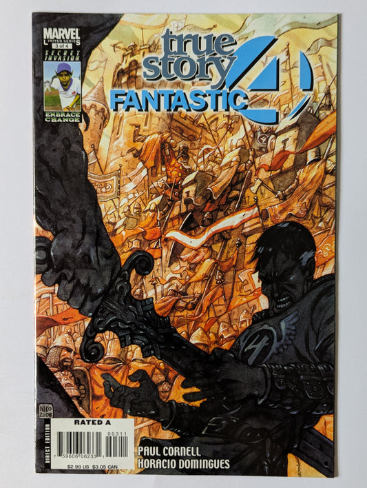 True Story Fantastic Four #3 Marvel Comic Book