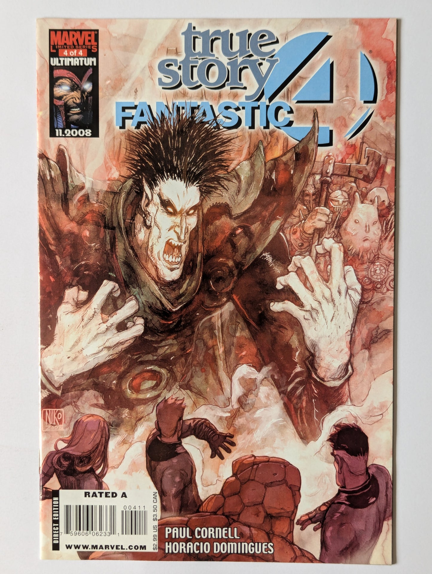 True Story Fantastic Four #4 Marvel Comic Book