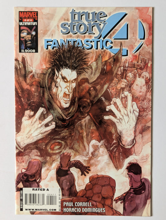 True Story Fantastic Four #4 Marvel Comic Book