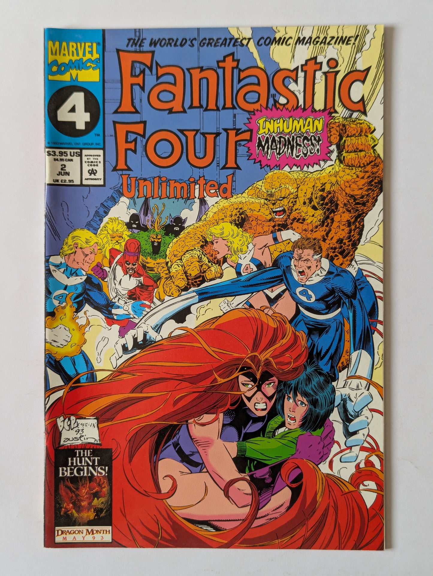 Fantastic Four Unlimited #2 Marvel Comic Book