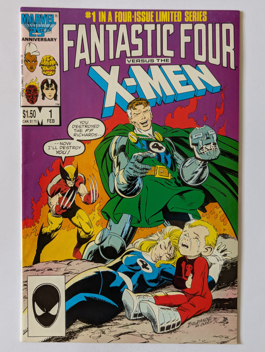 Fantastic Four versus the X-Men #1 Marvel Comic Book
