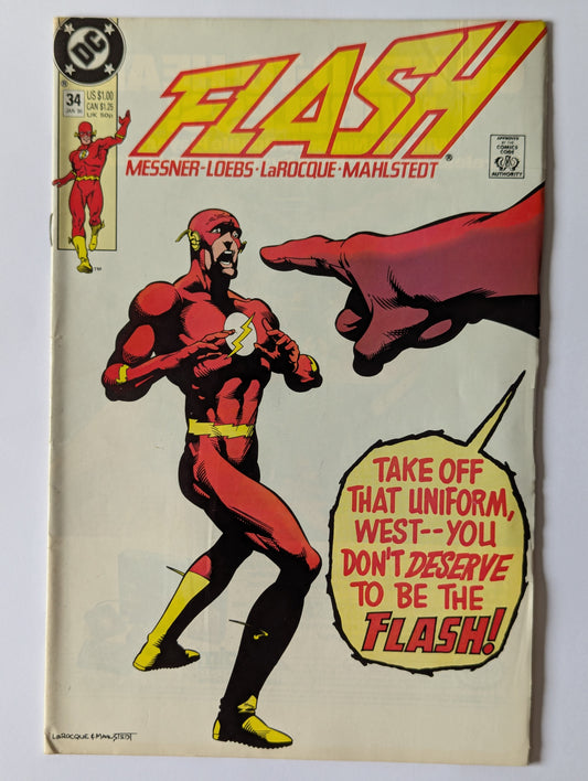 The Flash #34 DC Comic Book
