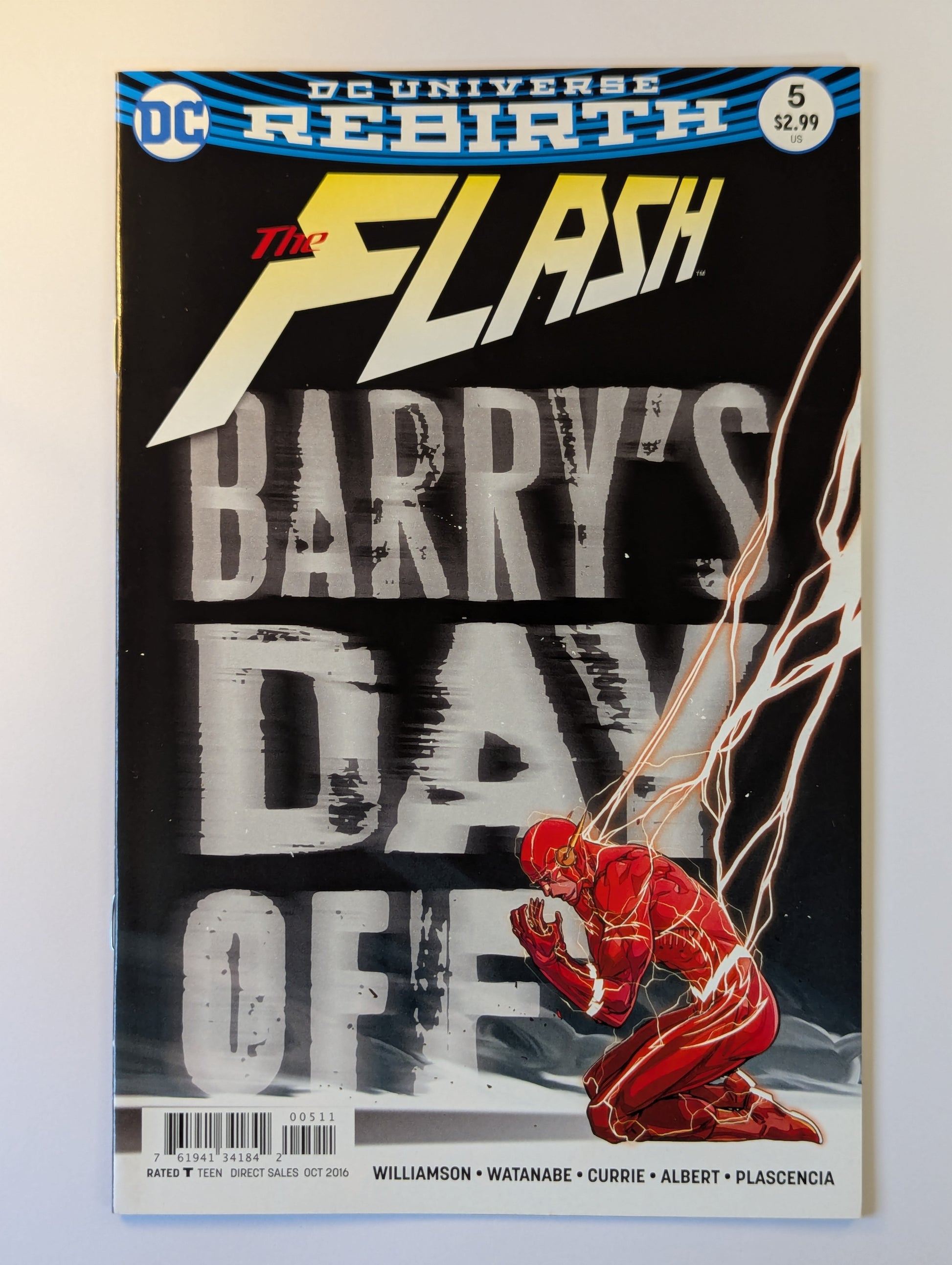 The Flash #5 DC Universe Rebirth DC Comic Book