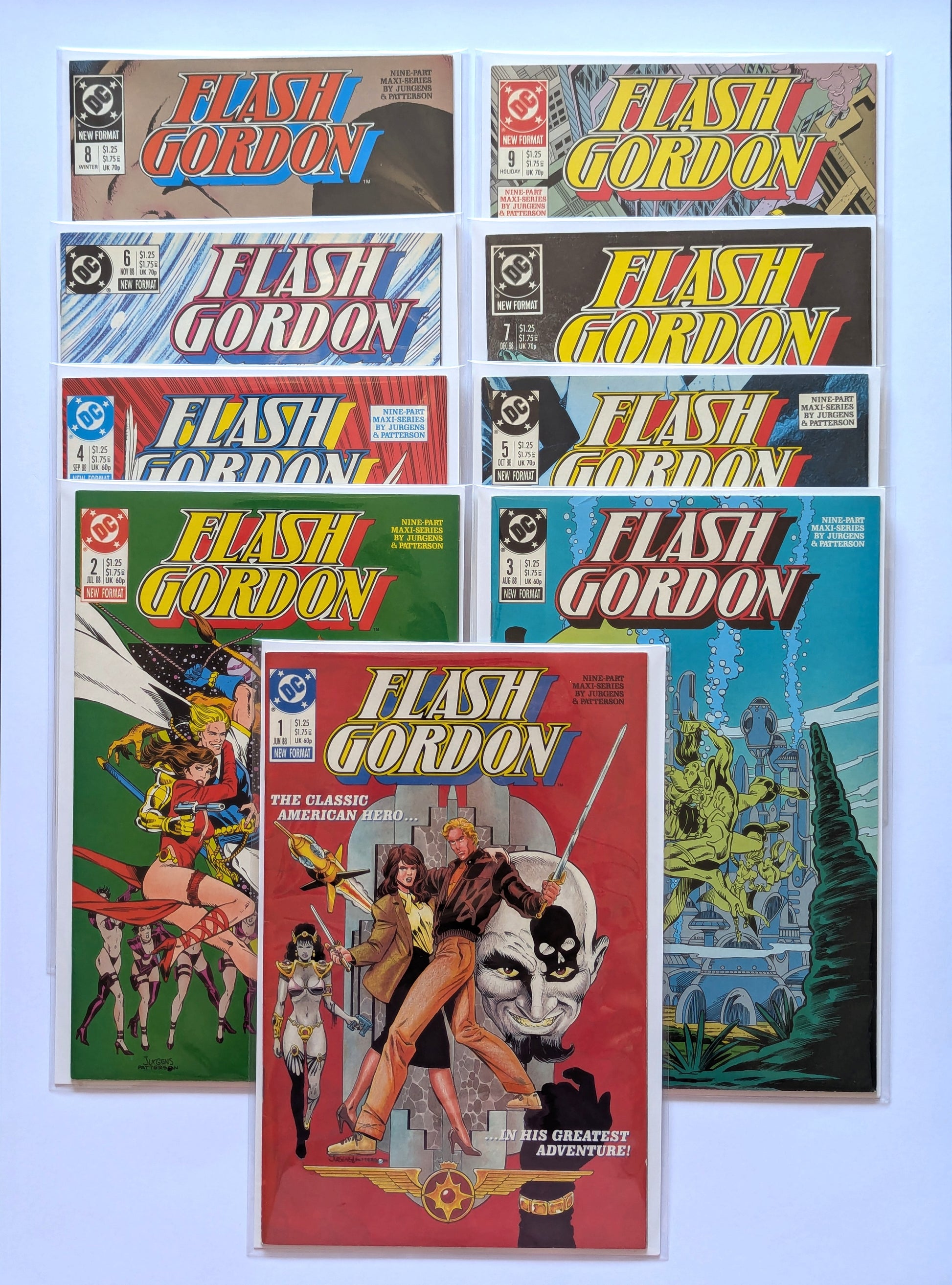 Flash Gordon #1-9 Limited Series Complete Comic Book Set