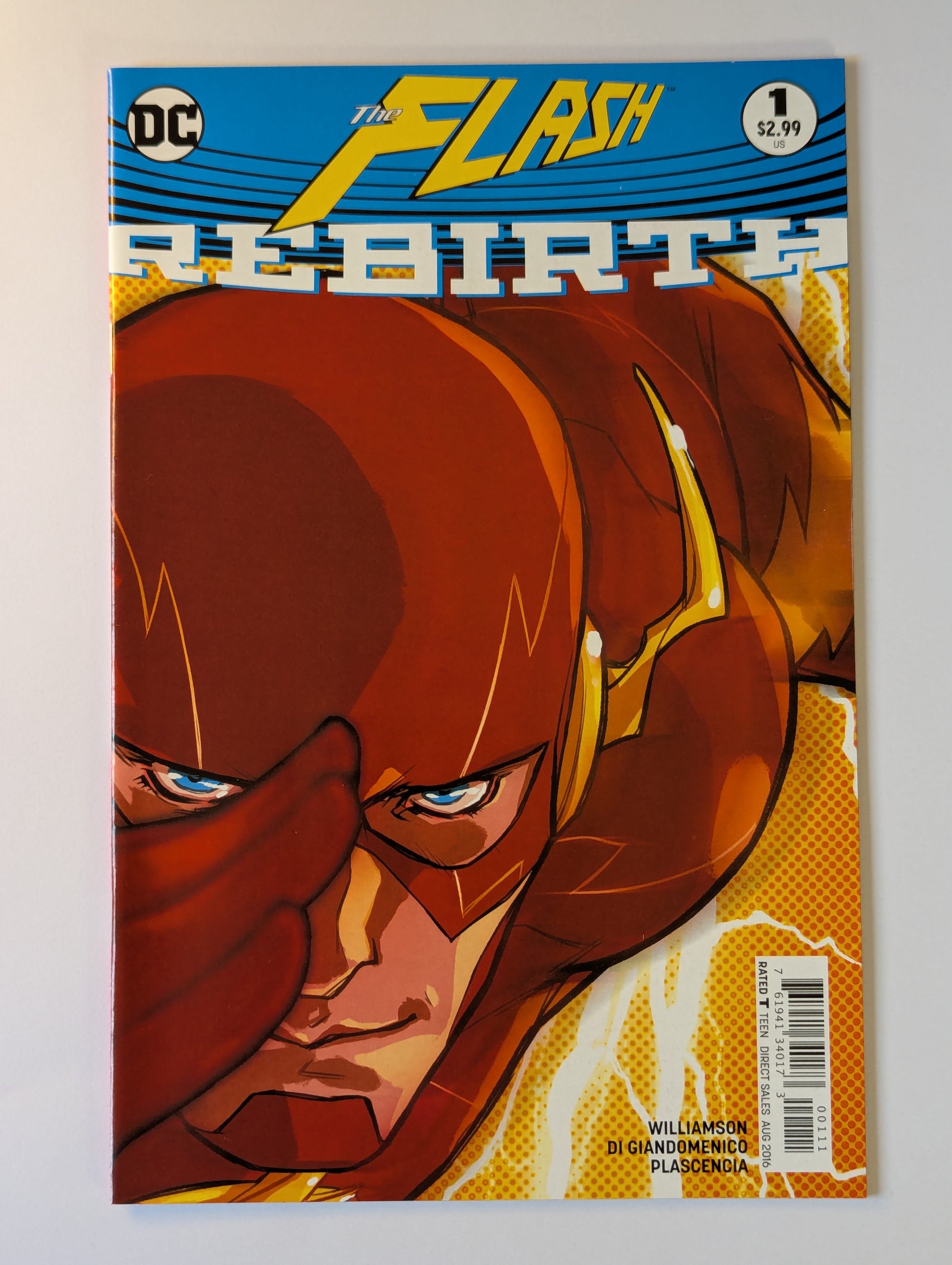 The Flash Rebirth #1 DC Comic Book