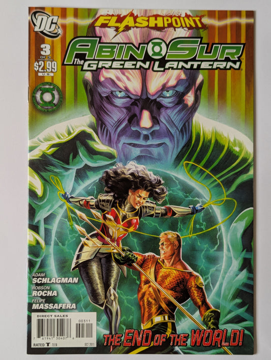 Flashpoint Abin Sur The Green Lantern #3 DC Comic Book