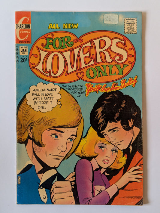 For Lovers Only #69 Charlton Comic Book