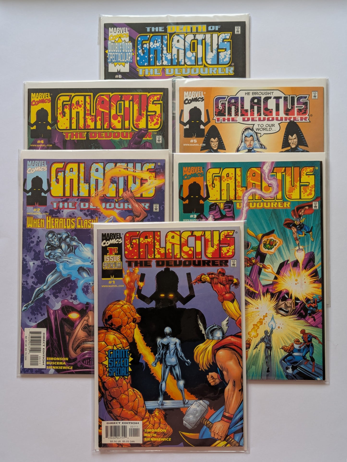Galactus the Devourer #1-6 Marvel Comic Book Set