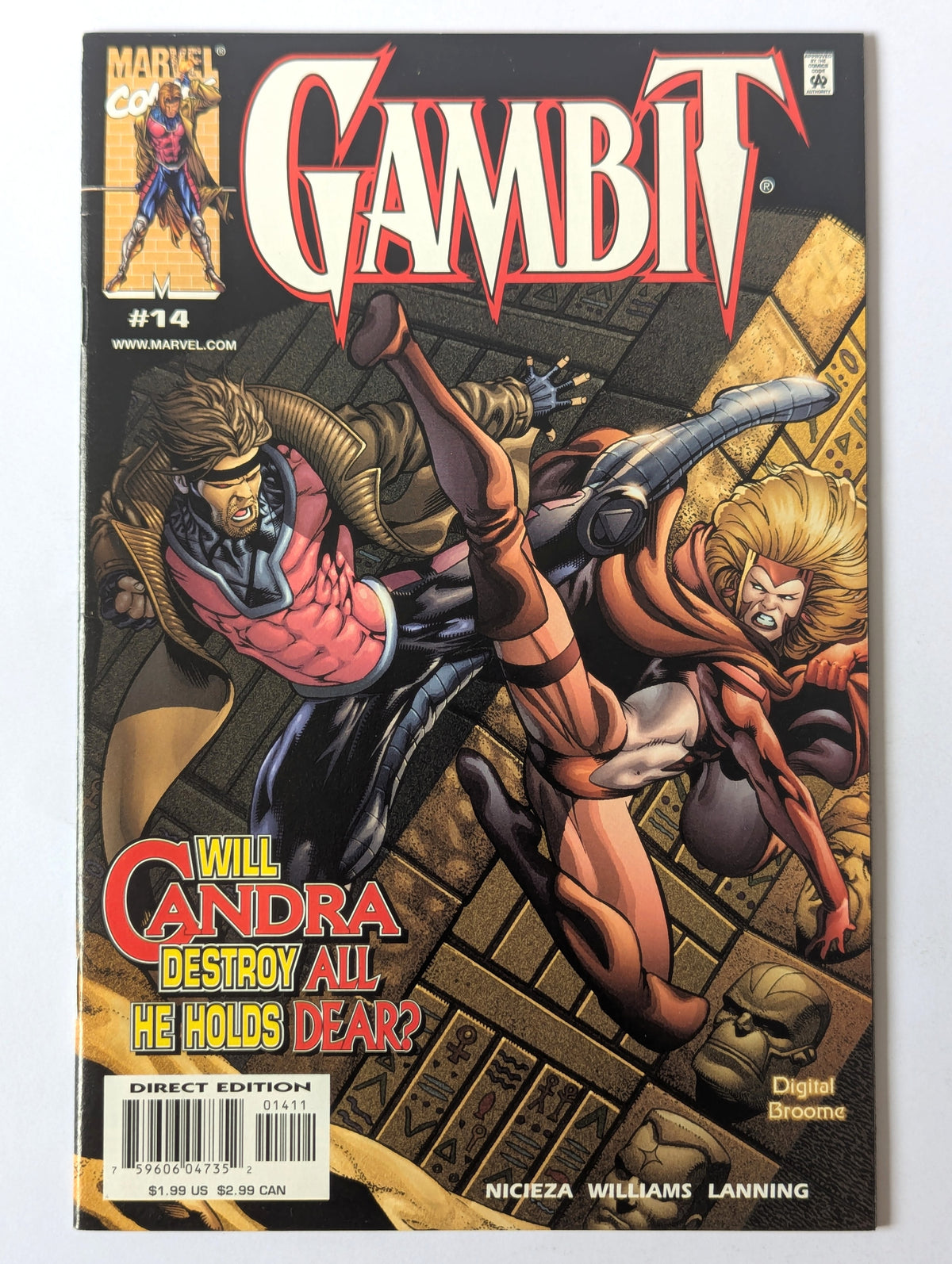 Gambit #14 Marvel Comic Book