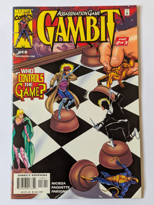 Gambit #18 Marvel Comic Book
