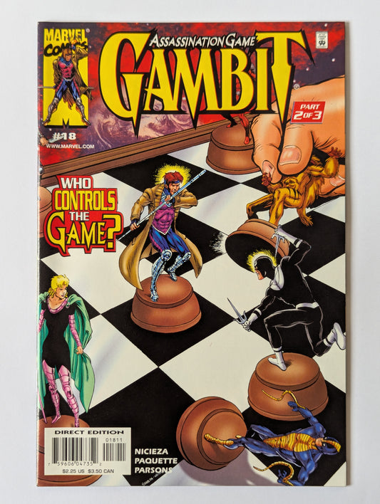 Gambit #18 Marvel Comic Book
