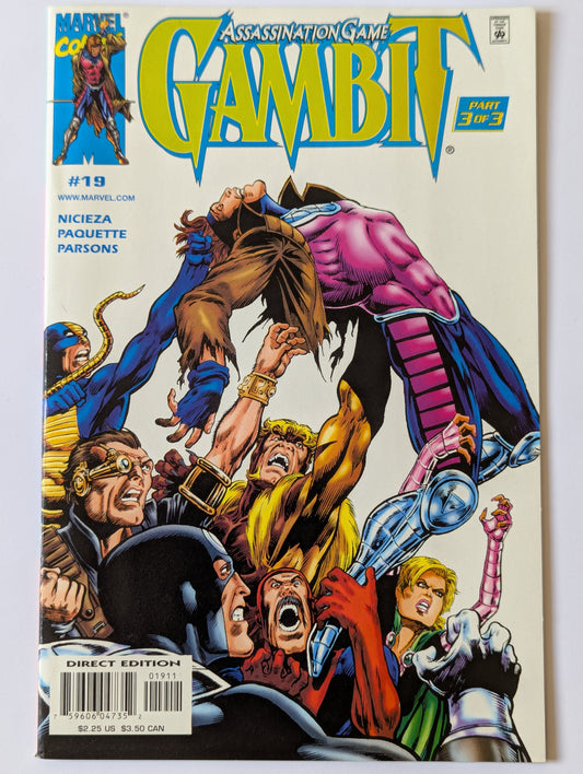 Gambit #19 Marvel Comic Book