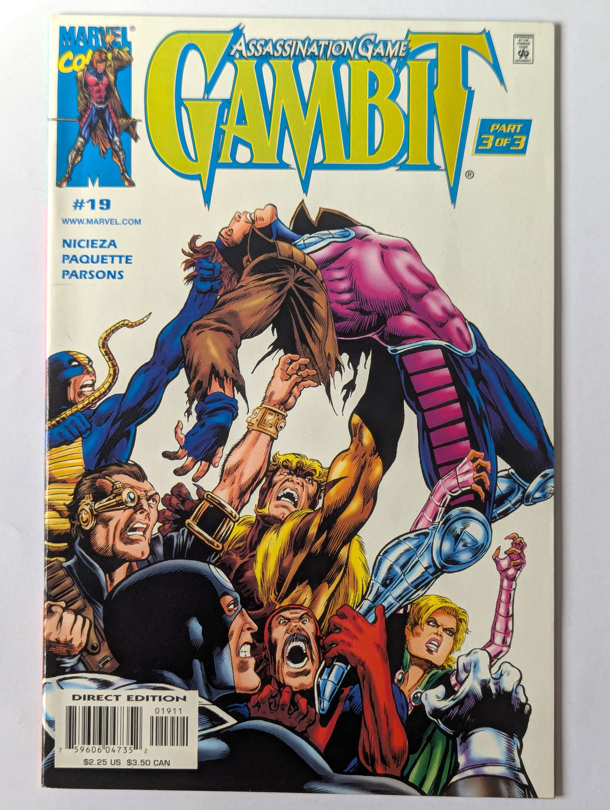 Gambit #19 Marvel Comic Book