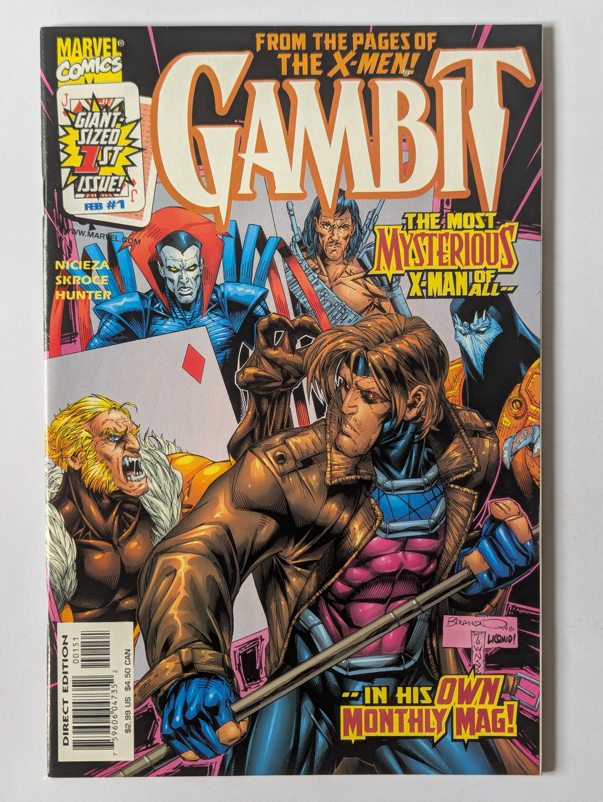 Gambit #1 Marvel Comic Book