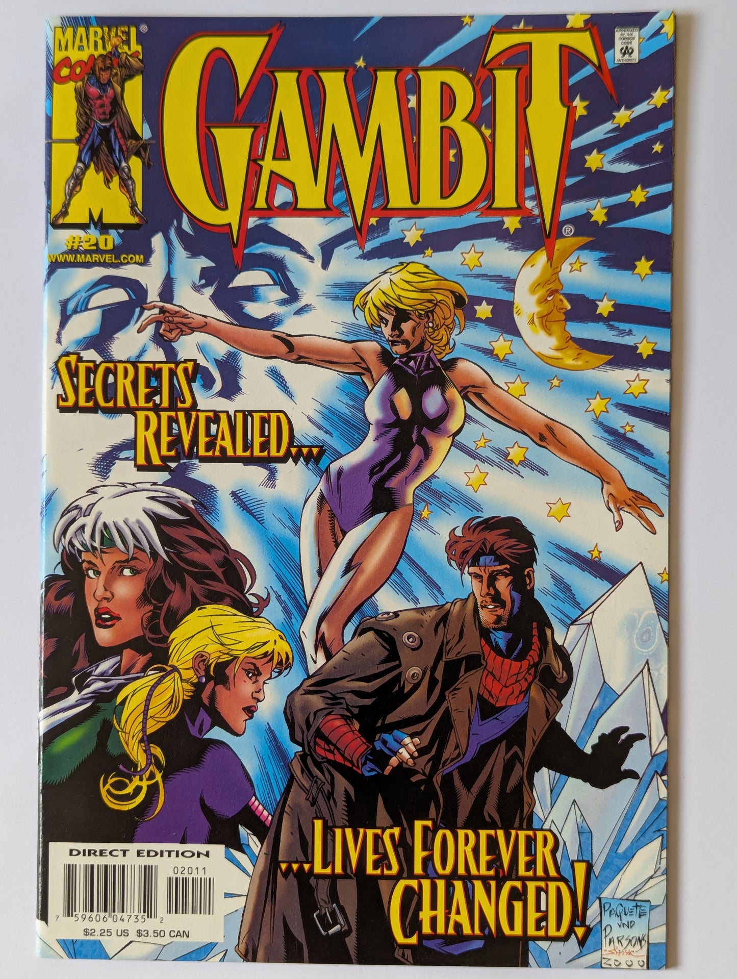 Gambit #20 Marvel Comic Book