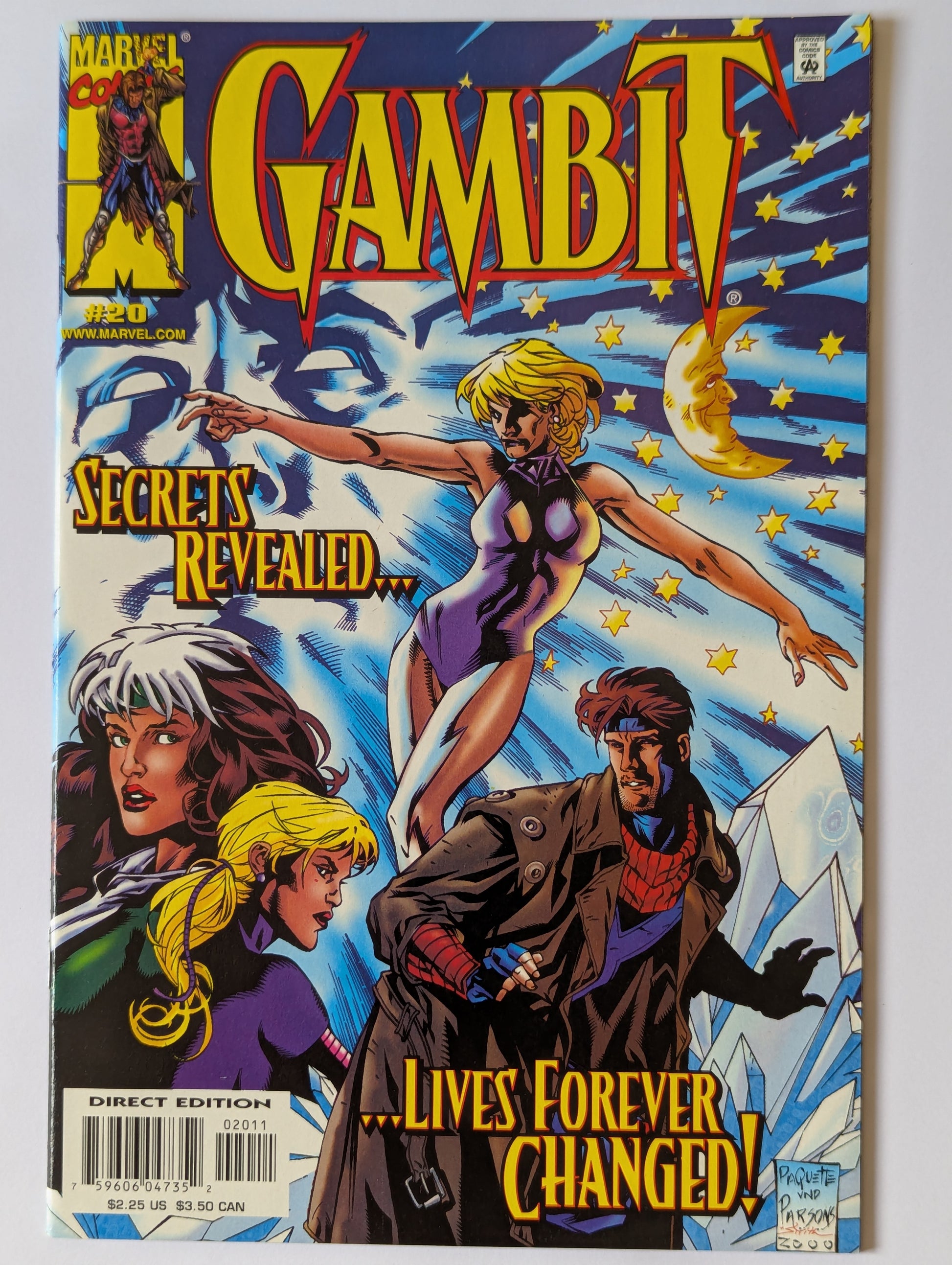 Gambit #20 Marvel Comic Book