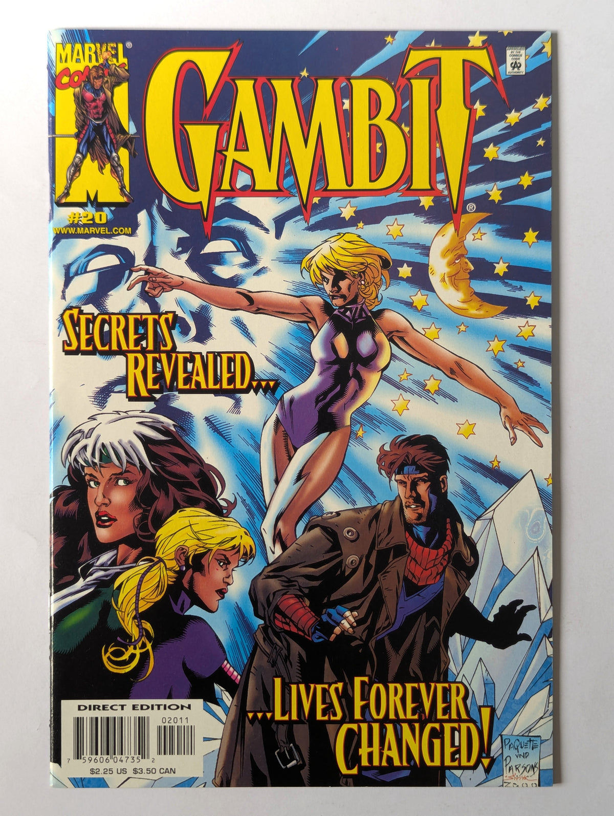 Gambit #20 Marvel Comic Book