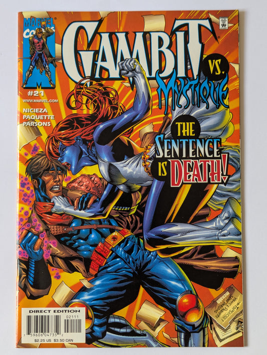 Gambit #21 Marvel Comic Book