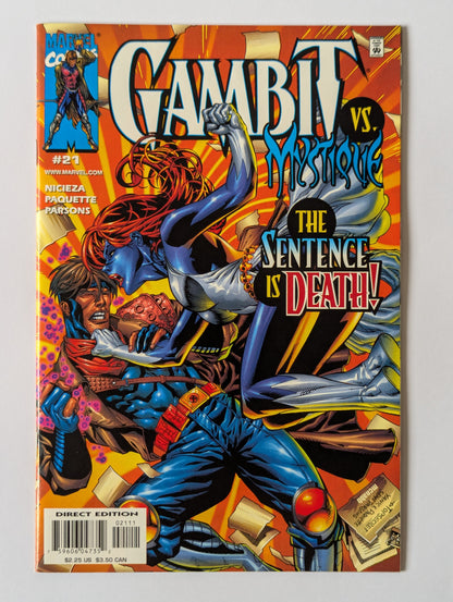 Gambit #21 Marvel Comic Book