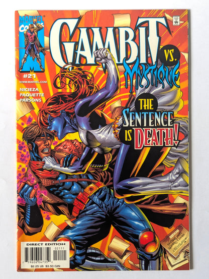 Gambit #21 Marvel Comic Book